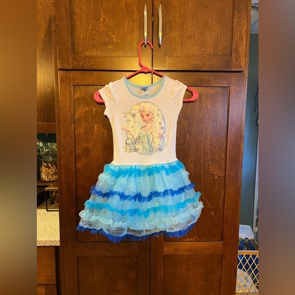 Disney Other - 𝅺🥳 4 for $20 Sale!! 🥳 Disney Elsa t-Shirt Dress w/ Tutu, Size XS